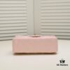 Pink CF Classic Style Soft Lambskin Handbag 🌹 Chanel 💃🏻 Elegant and Timeless Design, Favored by Sophisticated Women