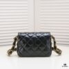 Chanel 23K Calfskin Wide Strap Shoulder Bag AS4423
