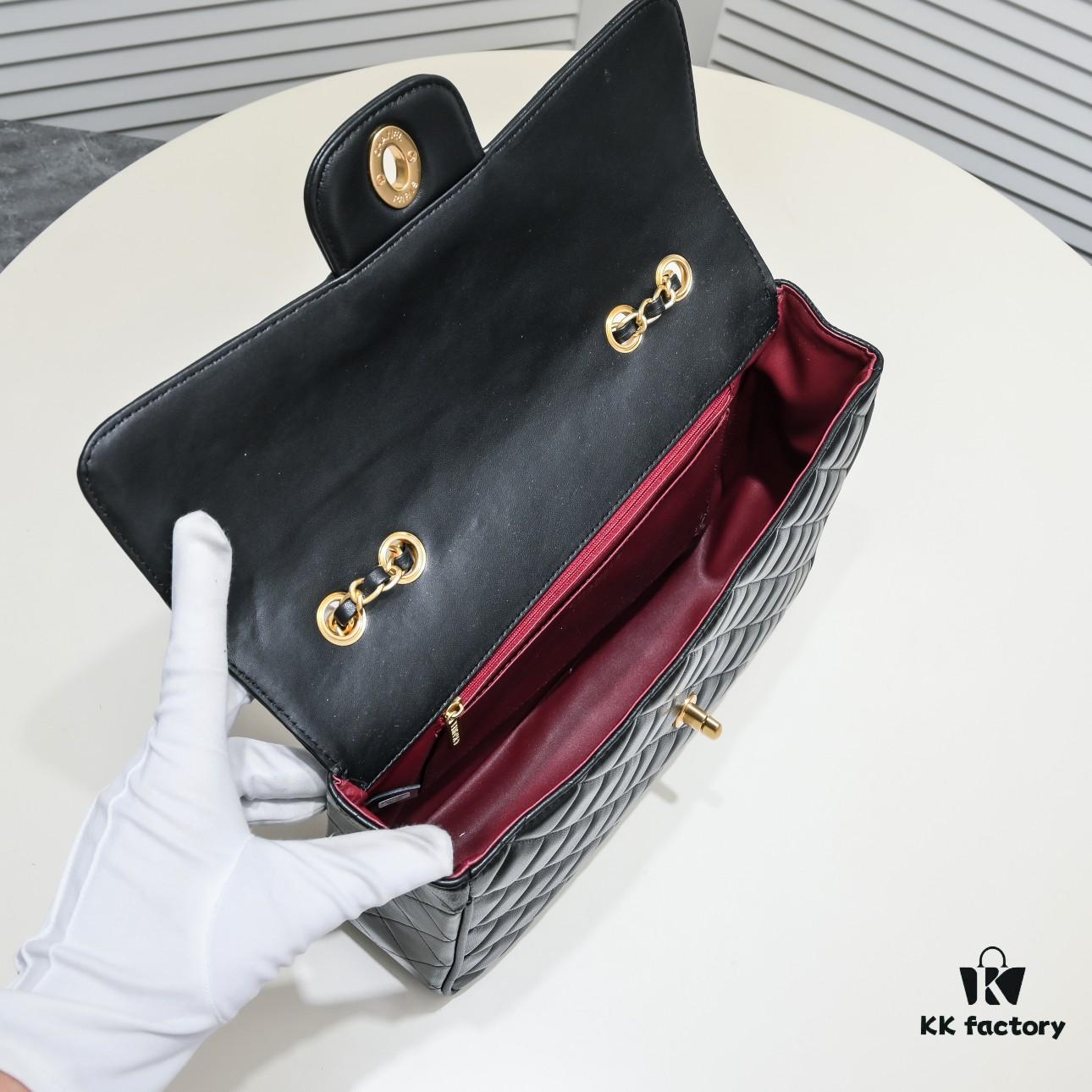 Upgraded Version 👜 Same as Victoria Beckham's Rare Chanel Gold Big CC Bag 👜