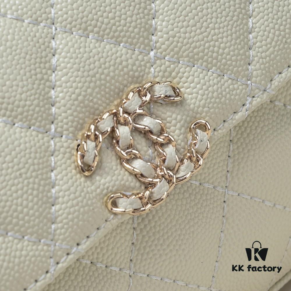 Chanel Kelly Long Handle Bag in Black Calfskin