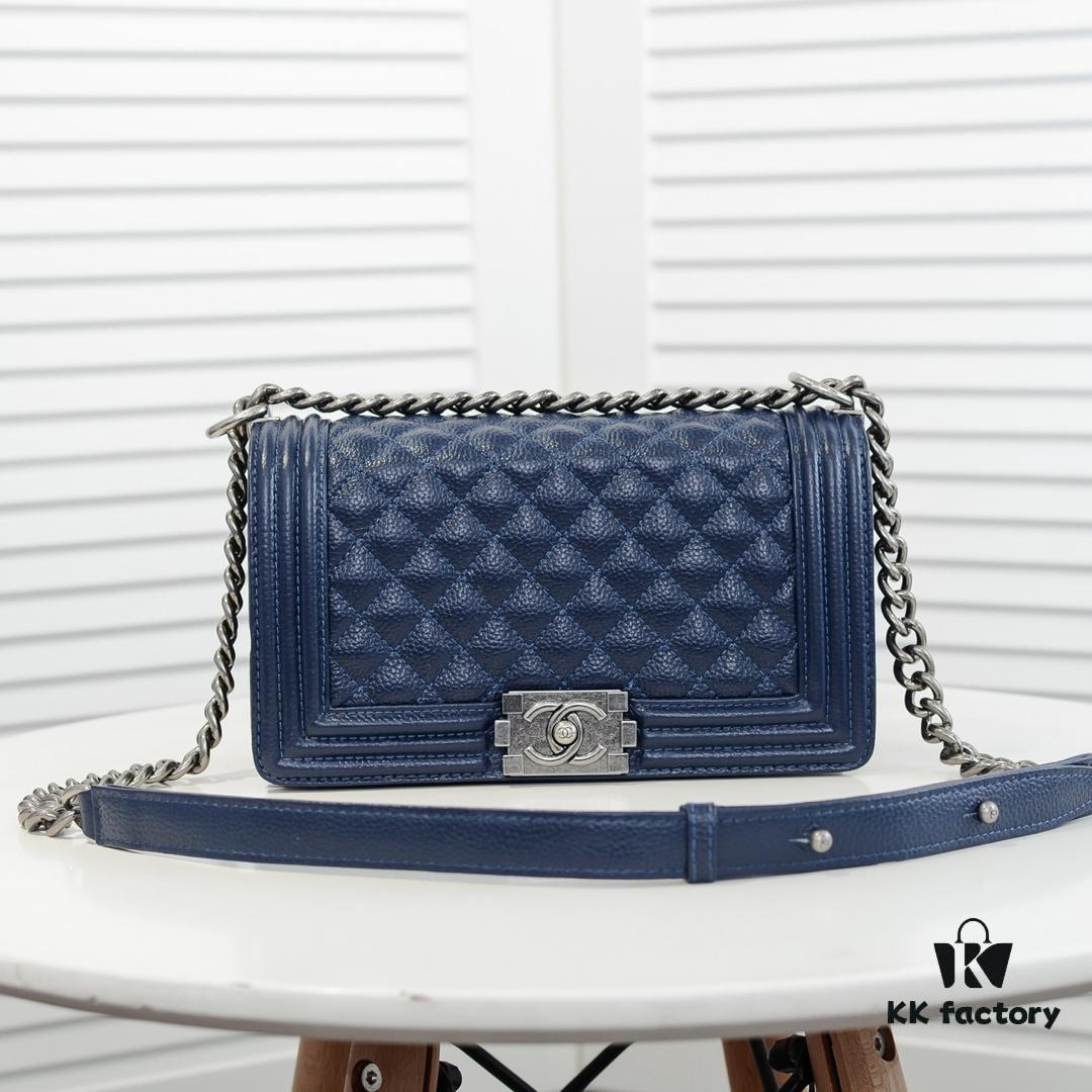 Genuine Leather with Original Hardware Chanel-Style Handbag, 25*15*8cm