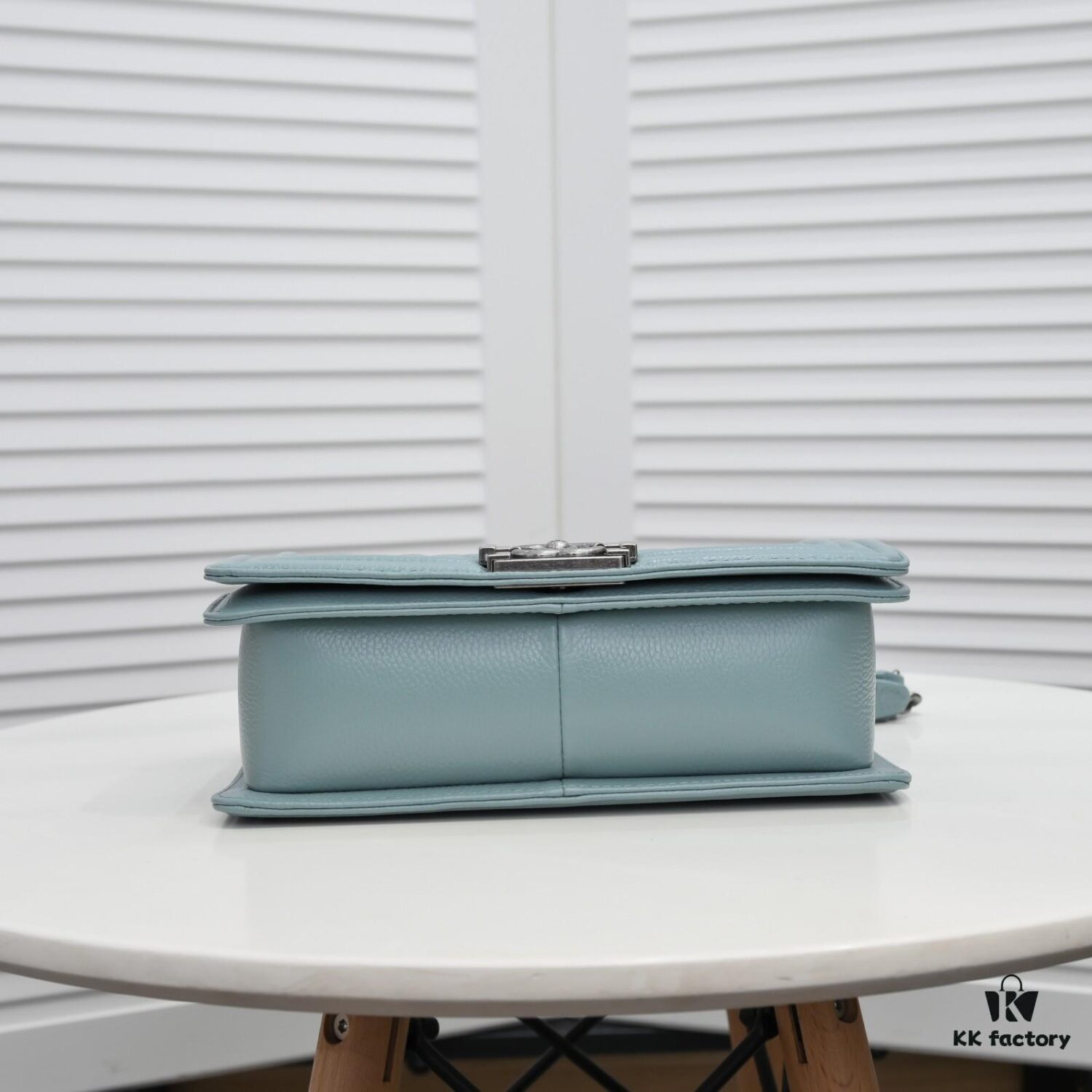 Full Genuine Leather with Original Hardware - Chanel Style Crown