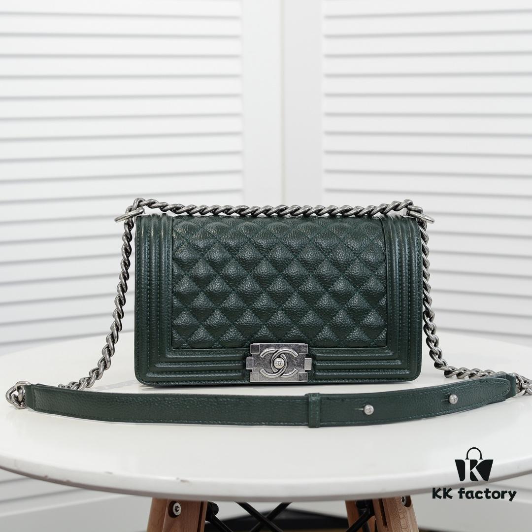 Full Genuine Leather with Original Hardware - Chanel Style