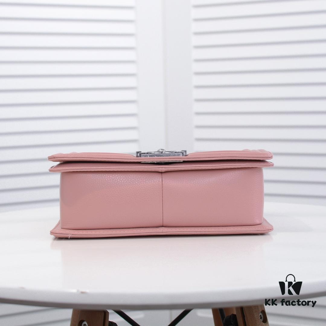 Genuine Leather Inside and Out with Original Hardware - Chanel, Imported Top-Grade Calfskin with Crinkled Texture, Thickened Electroplated Hardware, Craftsmanship Comparable to Authentic