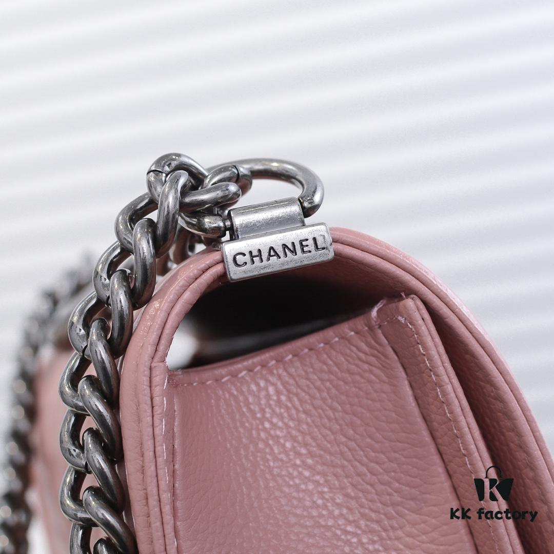 Genuine Leather Inside and Out with Original Hardware - Chanel, Imported Top-Grade Calfskin with Crinkled Texture, Thickened Electroplated Hardware, Craftsmanship Comparable to Authentic