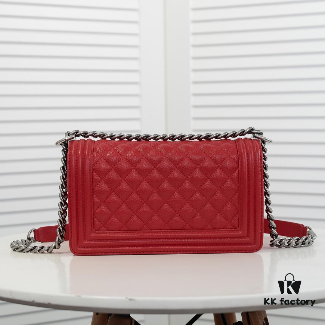 Genuine Leather with Original Hardware Chanel-Style Handbag, Exquisite Craftsmanship, Premium Quality