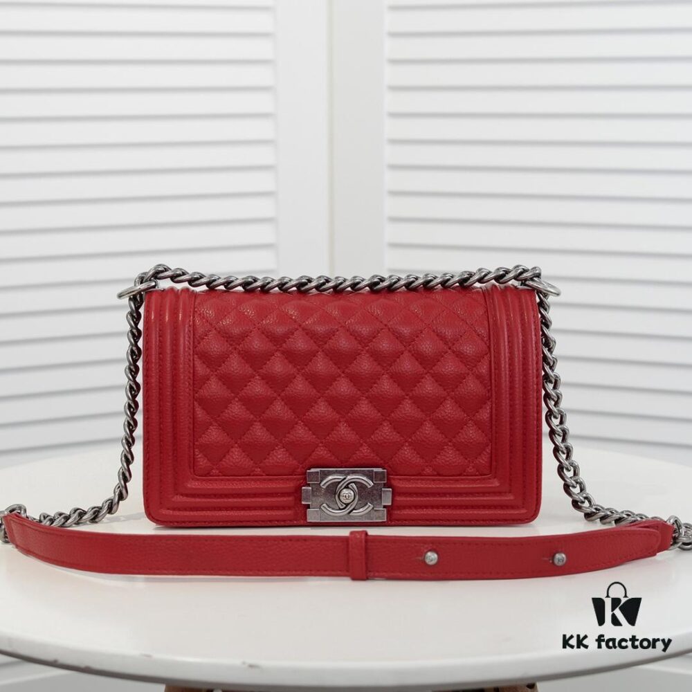 Genuine Leather with Original Hardware Chanel-Style Handbag, Exquisite Craftsmanship, Premium Quality