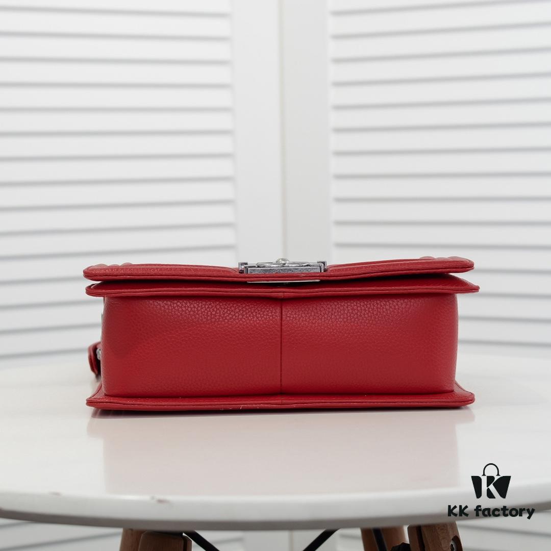 Genuine Leather with Original Hardware Chanel-Style Handbag, Exquisite Craftsmanship, Premium Quality