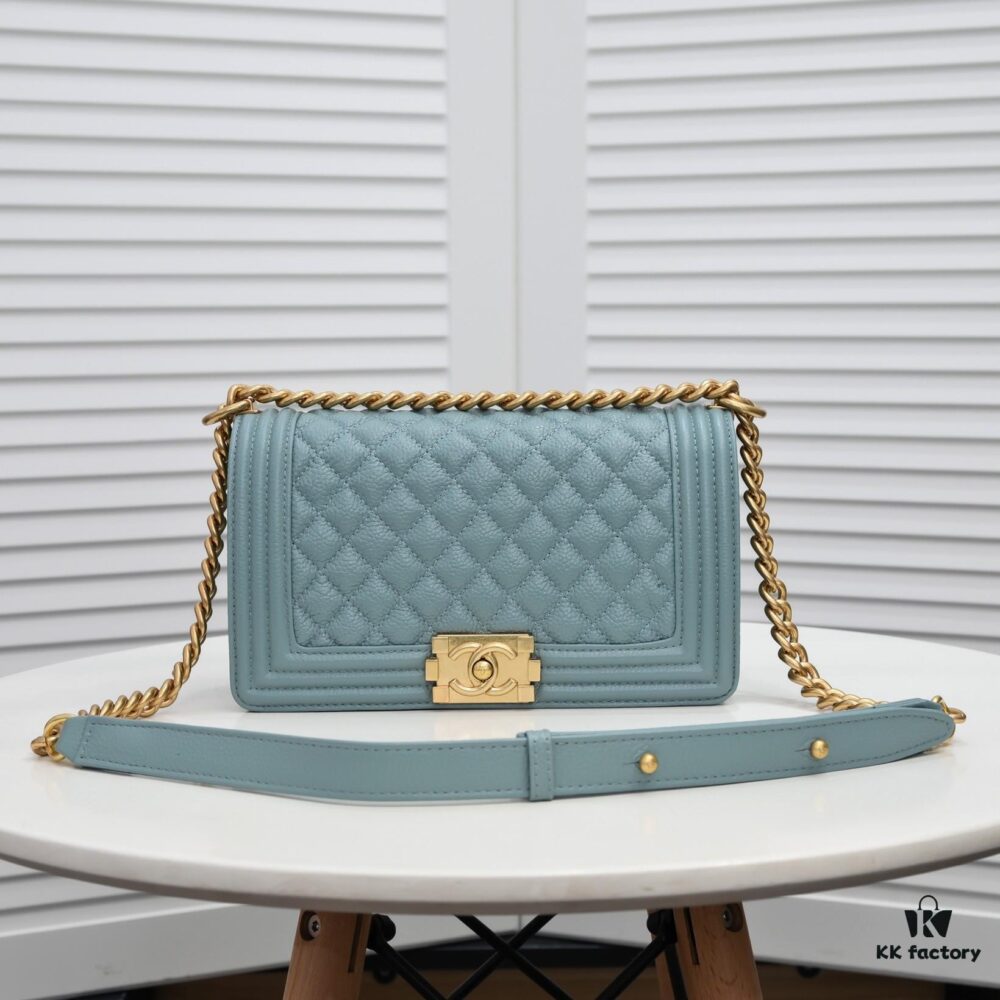 Genuine Leather with Original Hardware Chanel-Style Handbag
