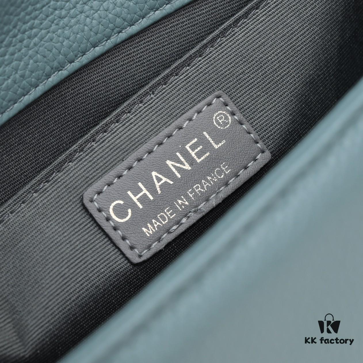 Genuine Leather with Original Hardware Chanel-Style Handbag