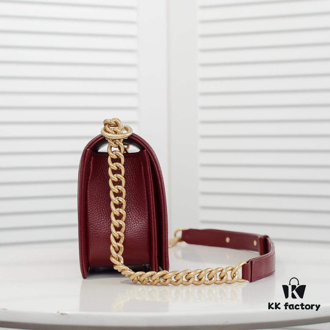 Full Genuine Leather with Original Hardware Chanel Cherie Crown