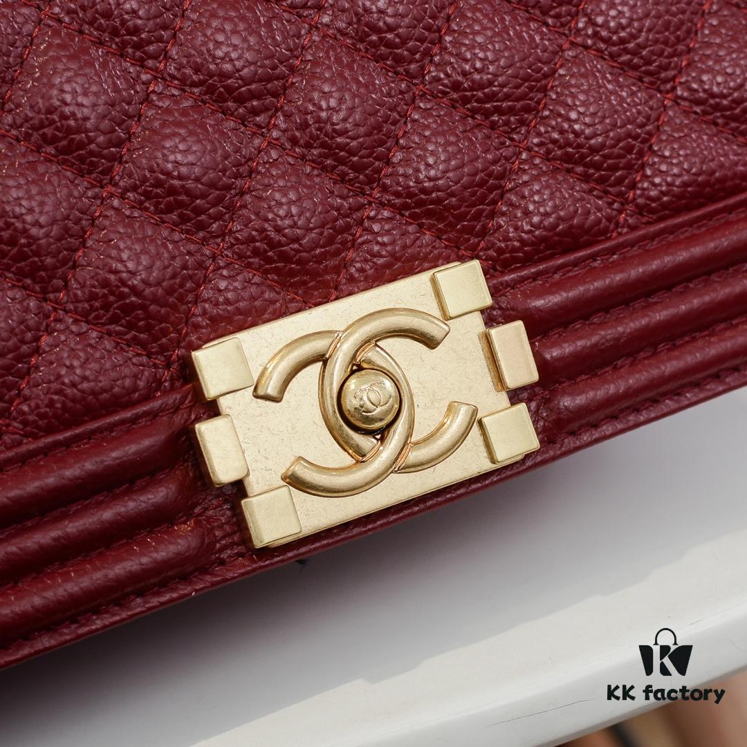 Full Genuine Leather with Original Hardware Chanel Cherie Crown