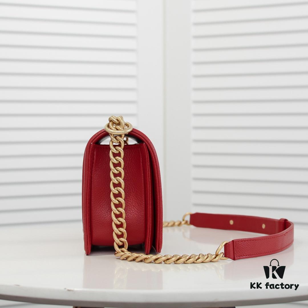 Full Genuine Leather with Original Hardware - Chanel Style Crown