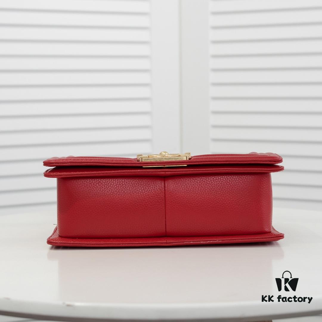 Full Genuine Leather with Original Hardware - Chanel Style Crown