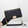 Genuine Leather Inside and Out with Original Hardware - Chanel Authentic Style