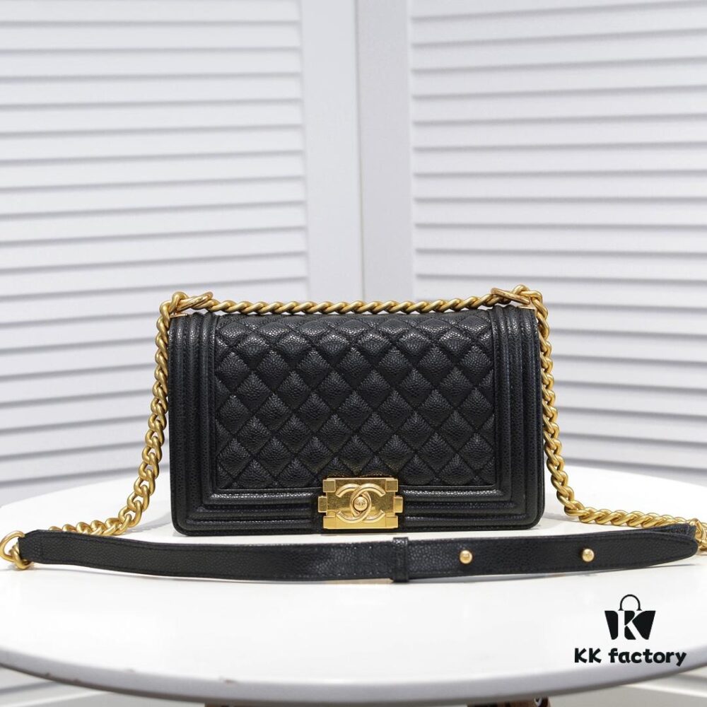 Genuine Leather with Original Hardware Chanel-Style Handbag