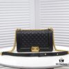 Genuine Leather with Original Hardware Chanel-Style Handbag