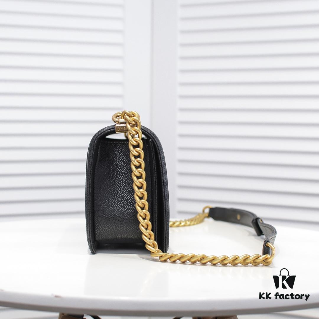 Genuine Leather with Original Hardware Chanel-Style Handbag