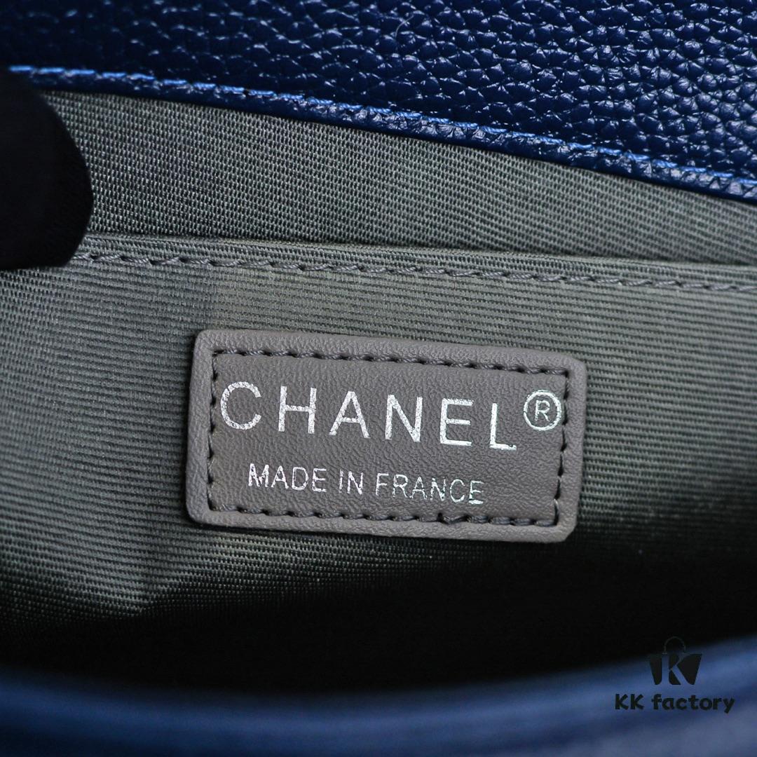 Genuine Leather with Original Hardware Chanel-Style Handbag, 25*15*8cm