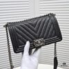 Genuine Leather with Original Hardware - Chanel Handbag