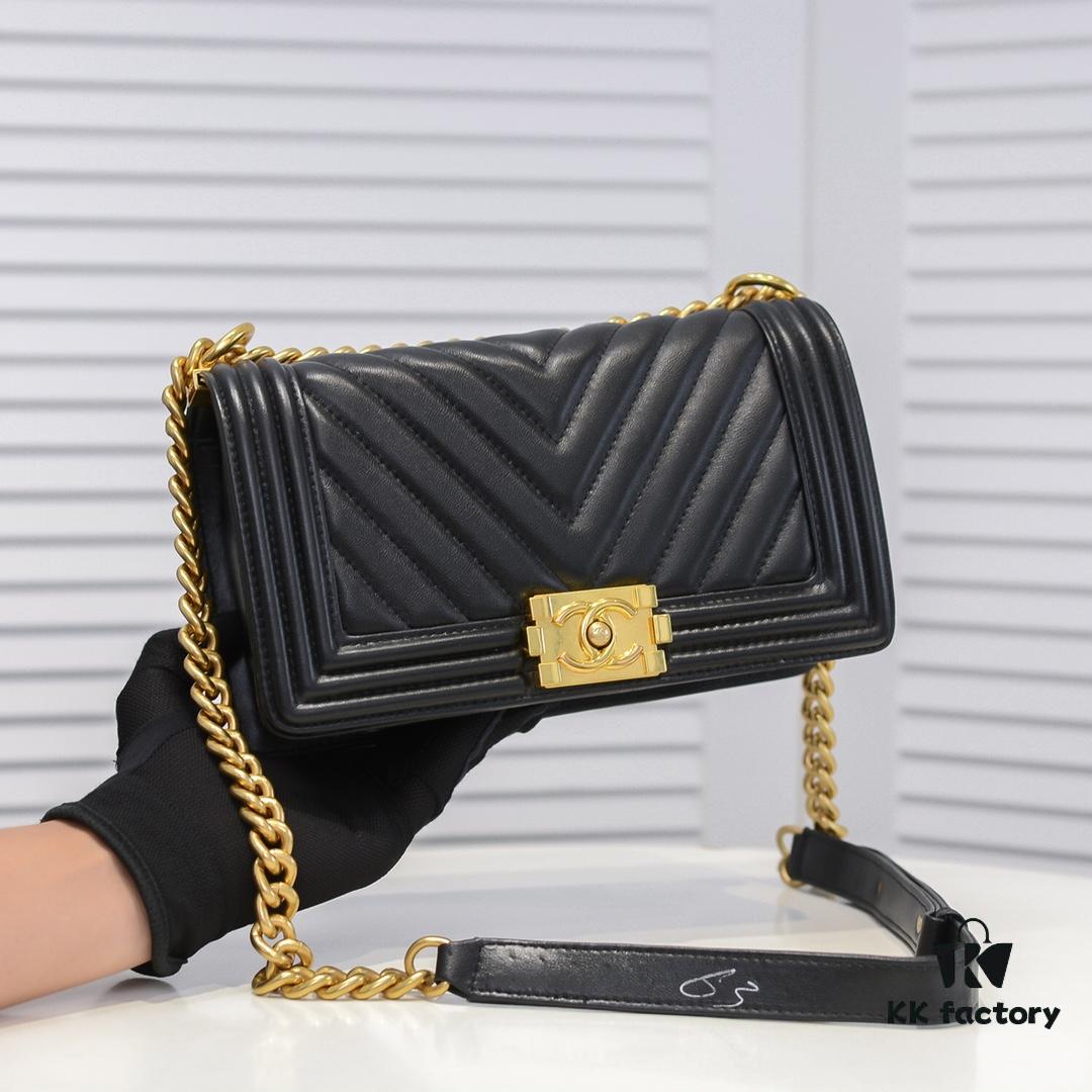 Genuine Lambskin with Original Hardware - Chanel Handbag