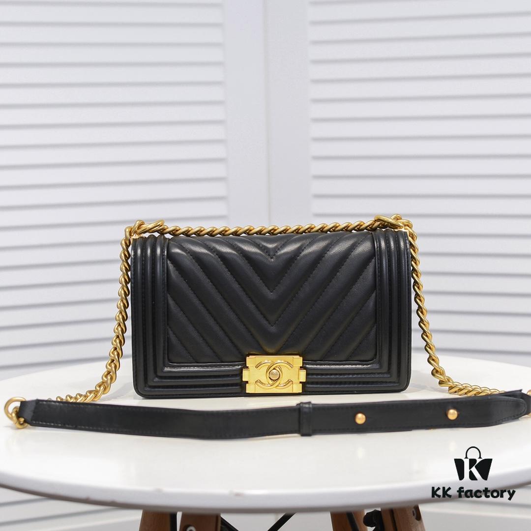 Genuine Lambskin with Original Hardware - Chanel Handbag