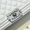 Chanel Genuine Lambskin Bag with Original Hardware - Antique Silver, 25x15x8cm