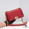 Chanel Genuine Lambskin Bag with Original Hardware - Full Sheepskin with Thickened Electroplated Gold Fittings, Premium Craftsmanship, Real Stock and Photos