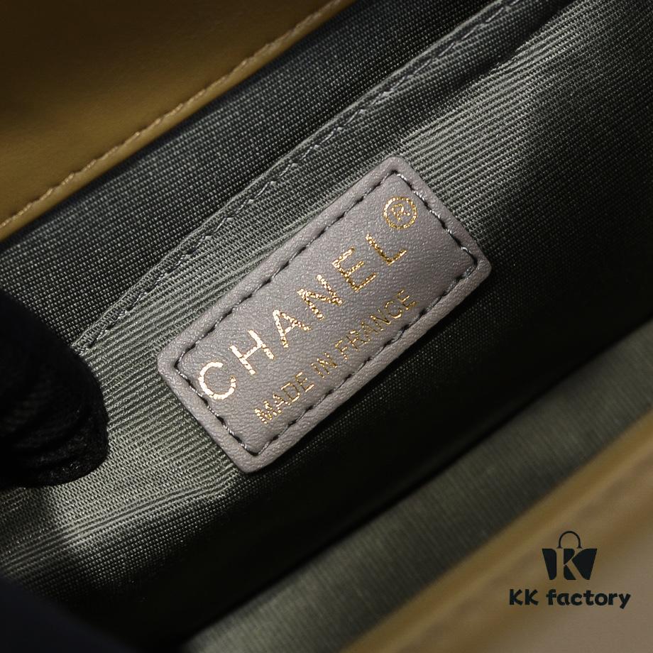 Chanel Crown Lambskin Bag with Original Hardware - Full Sheepskin, Thickened Electroplated Metal Fittings, Premium Craftsmanship, Soft and Resilient Base, No Mark After Squeezing, Real Stock, Real Photos