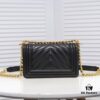 Chanel Genuine Lambskin Handbag with Original Hardware - Premium Quality, Full Lambskin with Thickened Electroplated Metal Fittings