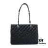 Chanel Hampstead Shopping Tote Bag - Authentic Imported French Lambskin, Top-Quality Original Hardware