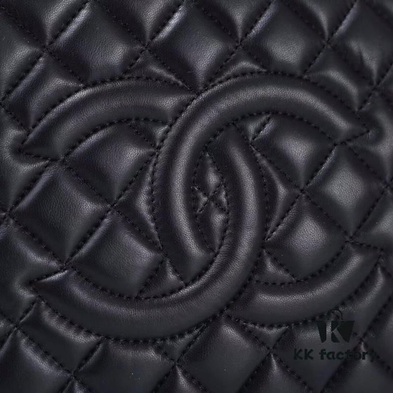 Chanel Hampstead Shopping Tote Bag - Authentic Imported French Lambskin, Top-Quality Original Hardware