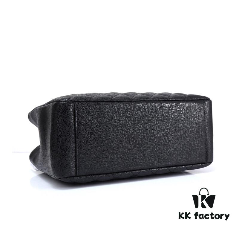 Chanel Hampstead Shopping Tote Bag, Genuine French Imported Calfskin with Quilted Texture, Premium Original Hardware, One Size Fits All