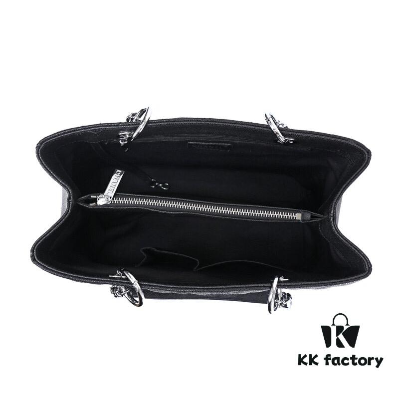 Chanel Hampstead Shopping Tote Bag, Genuine French Imported Calfskin with Quilted Texture, Premium Original Hardware, One Size Fits All