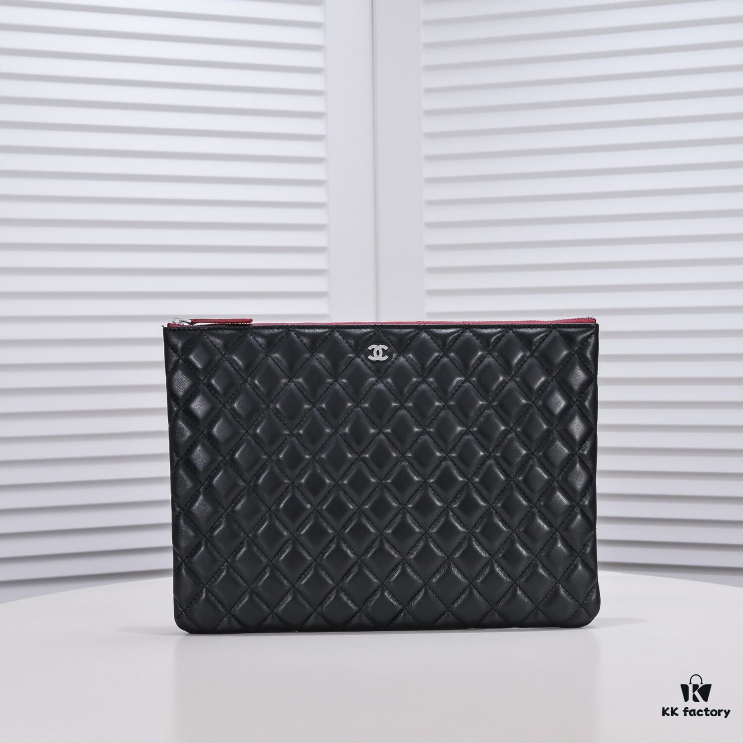 Silver Button with Box Chanel Original Lambskin Quilted Clutch Bag Latest Official Website Fashion Trend Elegant and Generous High-End Sheepskin Handbag