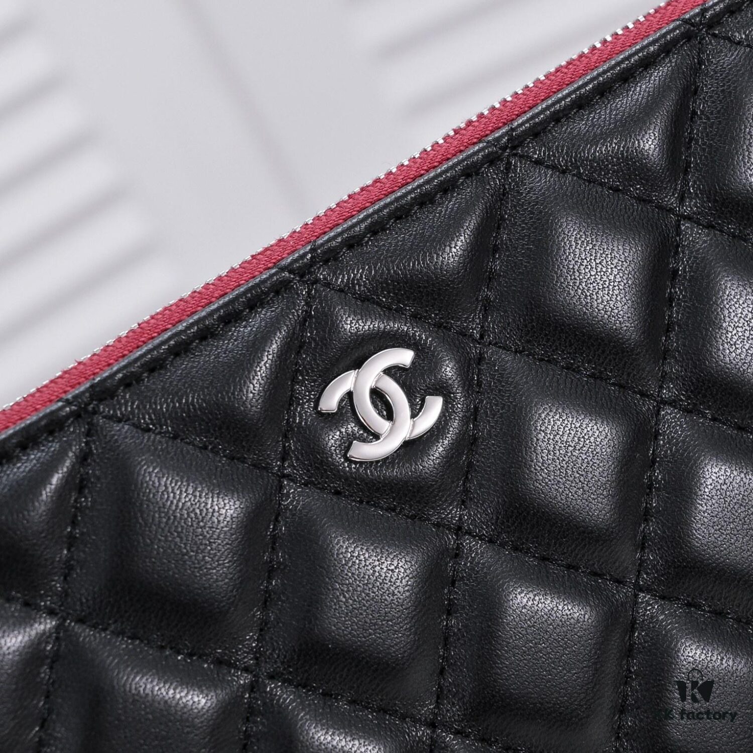 Silver Button with Box Chanel Original Lambskin Quilted Clutch Bag Latest Official Website Fashion Trend Elegant and Generous High-End Sheepskin Handbag