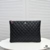 Chanel Gold Button Box Set Genuine Lambskin Quilted Clutch Bag Latest Official Website Style Fashionable and Elegant Premium Lamb Leather Handbag