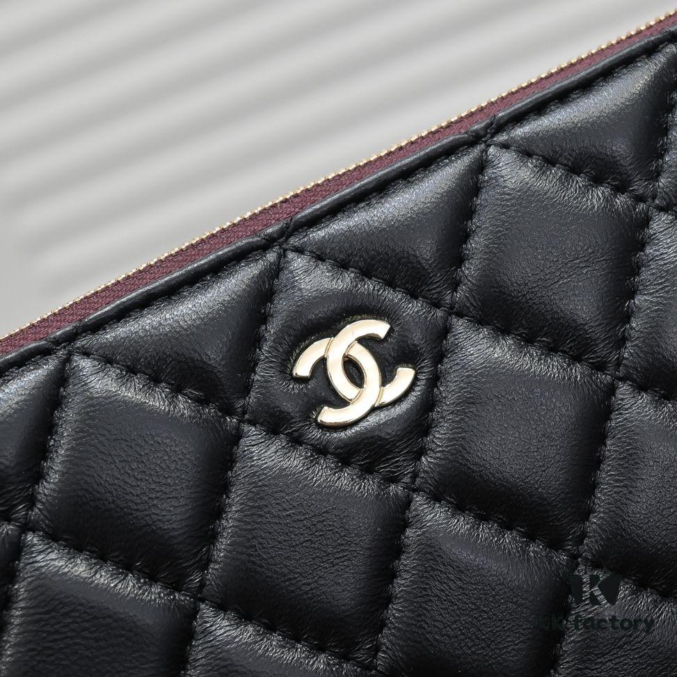 Chanel Gold Button Box Set Genuine Lambskin Quilted Clutch Bag Latest Official Website Style Fashionable and Elegant Premium Lamb Leather Handbag