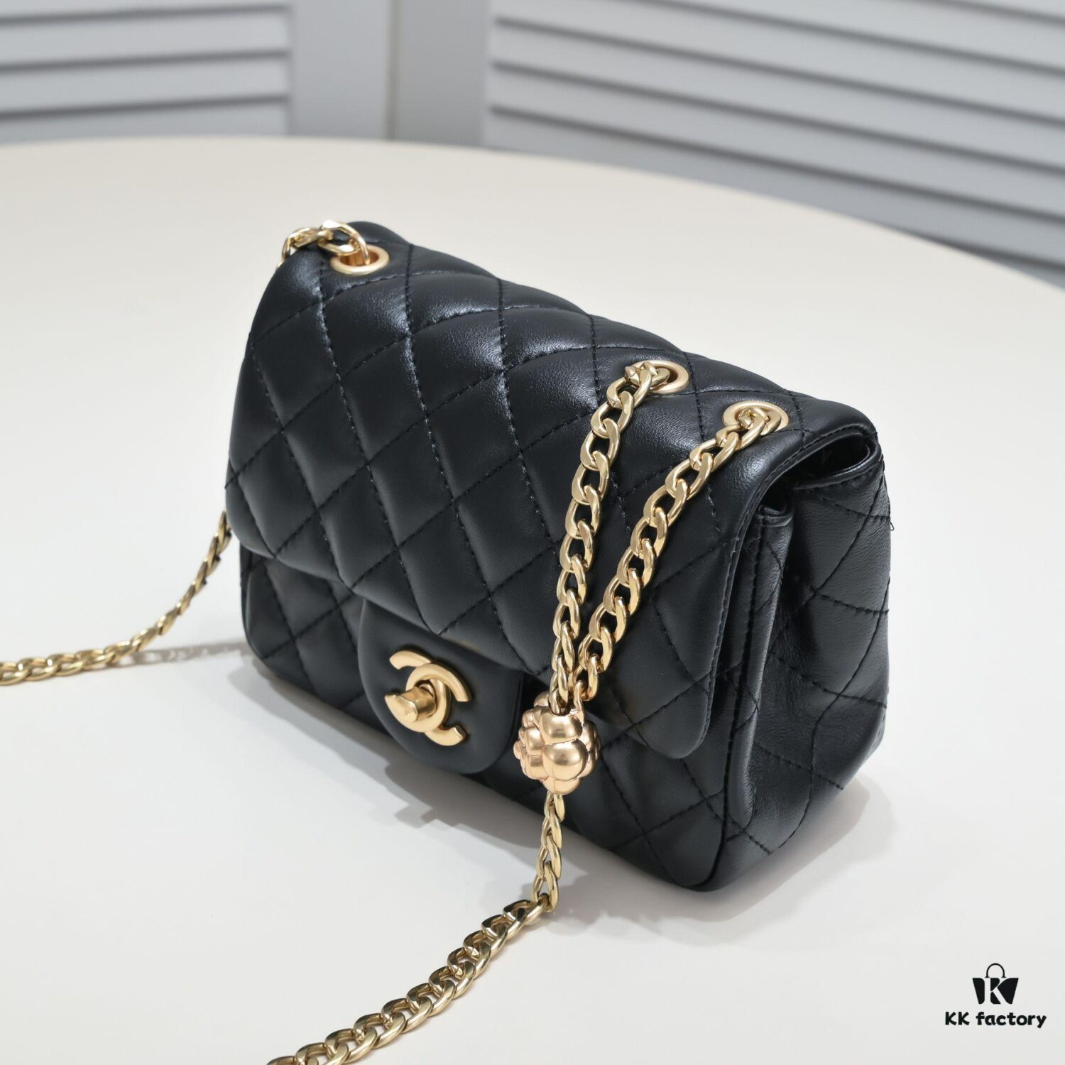 Small CHANEL Camellia Slide Buckle Series 9101