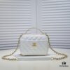 Chanel Official Website Caviar Handle Letter Bag Double C Camera Chain Crossbody Bag, Model No. 9081, Size: 20*9*15cm