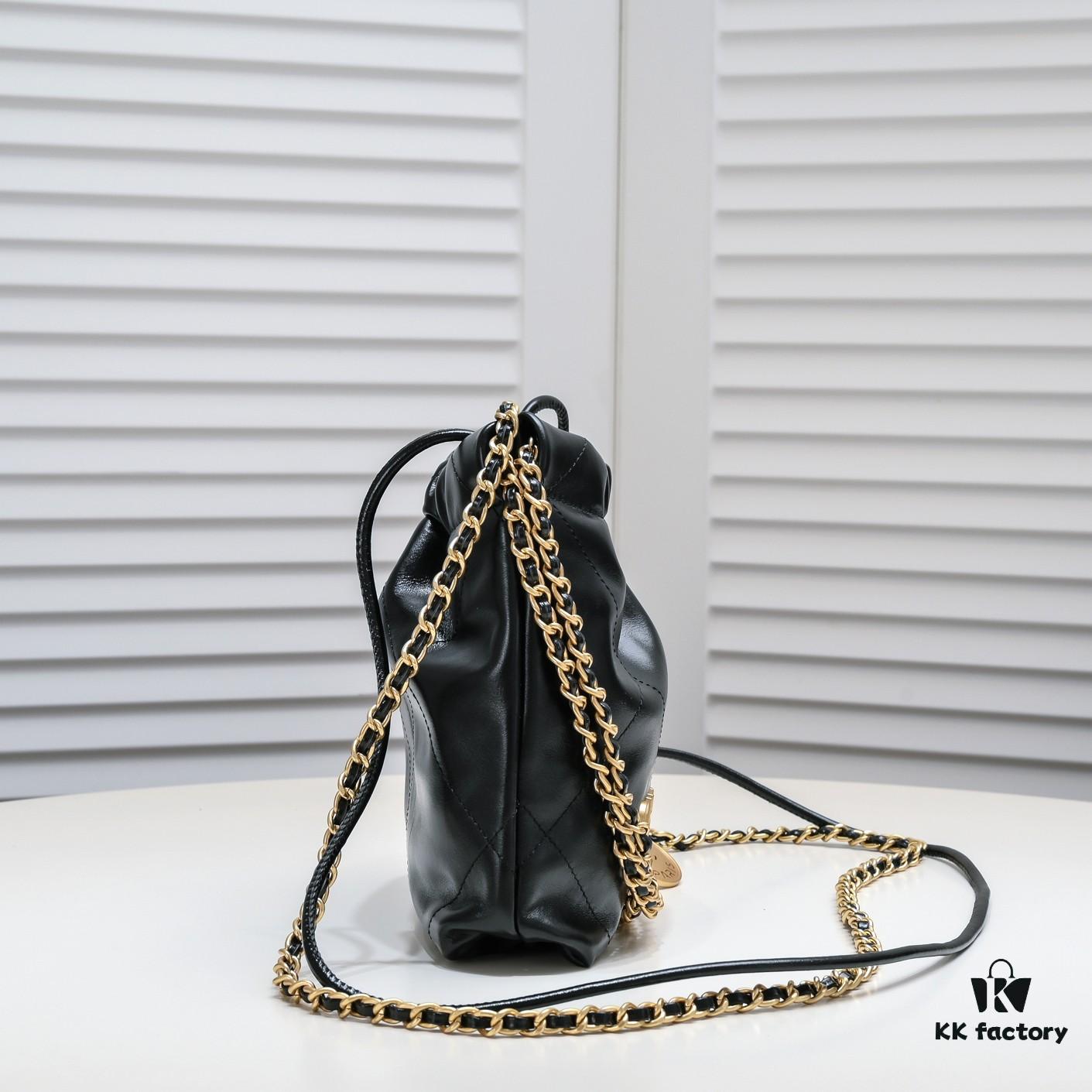Chanel Mini 22 Bag in Classic Black from the Spring/Summer 2023 Collection