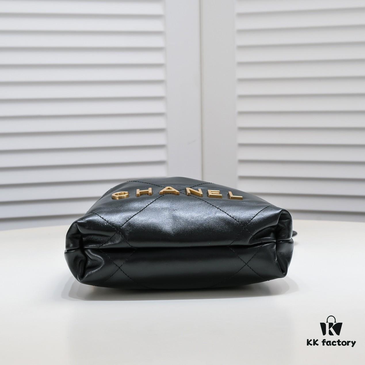 Chanel Mini 22 Bag in Classic Black from the Spring/Summer 2023 Collection