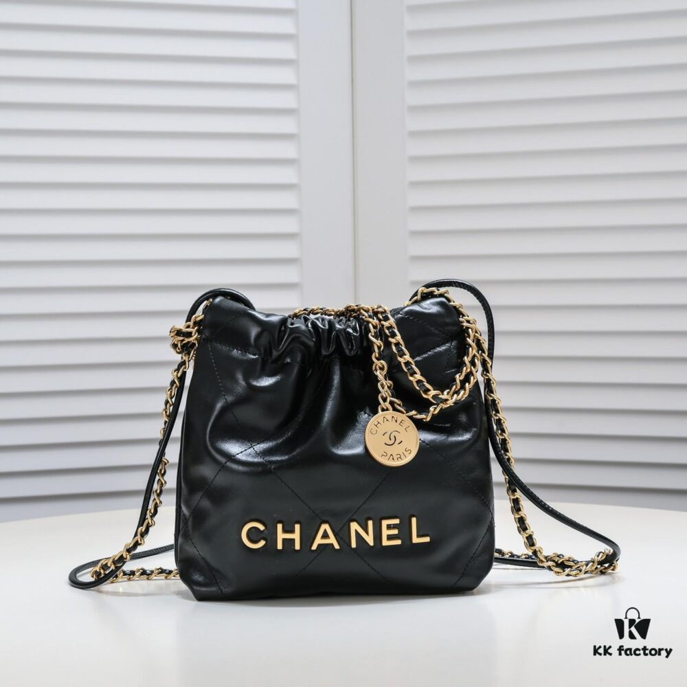 Chanel Mini 22 Bag in Classic Black from the Spring/Summer 2023 Collection
