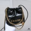 Chanel Mini 22 Bag in Classic Black from the Spring/Summer 2023 Collection
