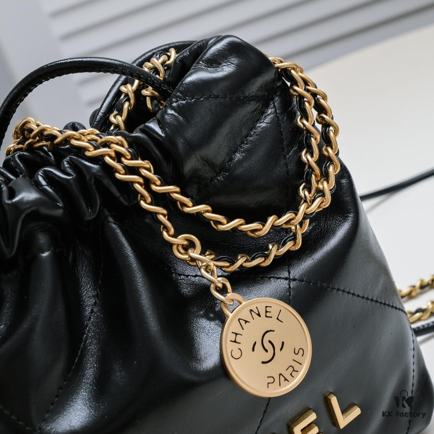 Chanel Mini 22 Bag in Classic Black from the Spring/Summer 2023 Collection