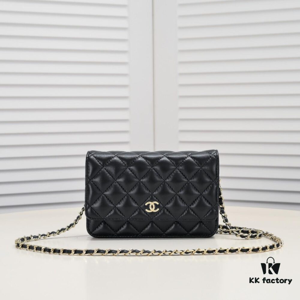 CHANEL WOC Classic Small Fortune Bag in Full Lambskin with Original Hardware