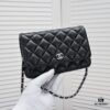 CHANEL WOC Classic Fortune Bag, Full Lambskin Inside and Out, Original Hardware, Convertible Chain for Crossbody or Shoulder Wear, Can Be Stowed to Use as a Clutch
