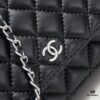 CHANEL WOC Classic Fortune Bag, Full Lambskin Inside and Out, Original Hardware, Convertible Chain for Crossbody or Shoulder Wear, Can Be Stowed to Use as a Clutch