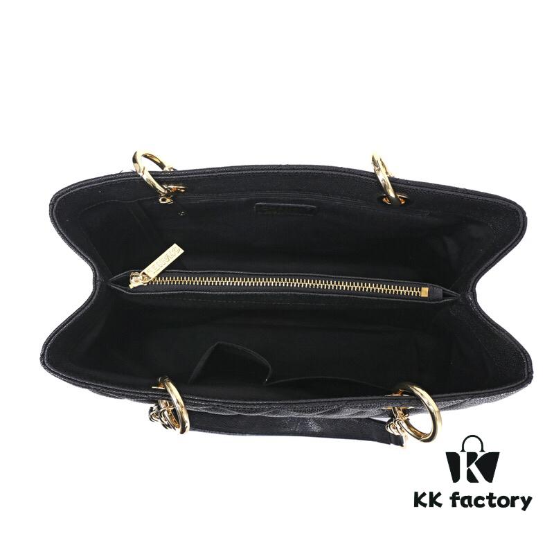 Chanel Hampstead Shopping Tote Bag, Genuine French Imported Calfskin with Quilted Texture, Top-Quality Original Hardware, One-Size Fits All, Stylish and Versatile for Any Occasion