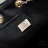 Mini Chanel 25C Bag Hobo Smooth Quilted Calfskin Bucket Bag with Vintage Gold-Tone Drawstring and Diamond Quilting, Classic Chain Design